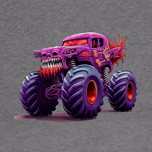 Halloween Monster Truck by julia_printshop